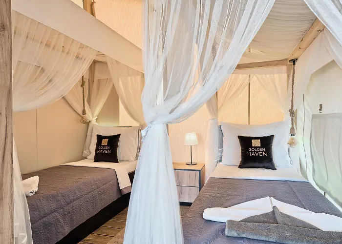 Golden Haven Luxe Glamp